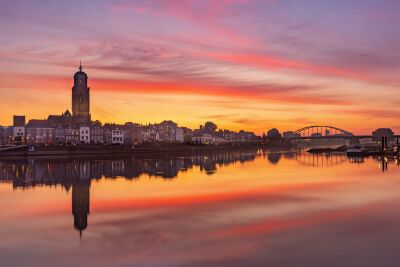 Zonsopkomst in Deventer
