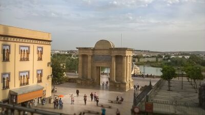 Kijkje naar beneden in Cordoba