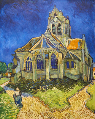 De kerk van Auvers-sur-Oise