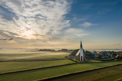 Het witte kerkje van Den Hoorn – Texel