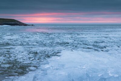Treibeis auf dem Markermeer