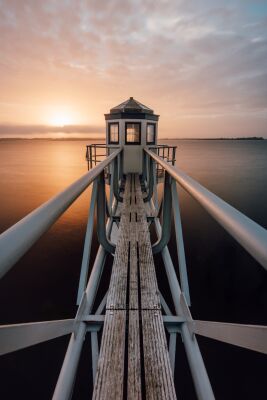 Sonnenaufgang am peilschaal oostmahorn