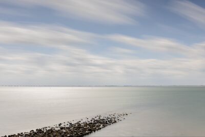 Strekdam in de Oosterschelde
