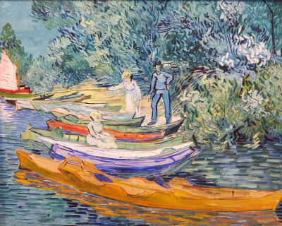 Oever van de Oise in Auvers