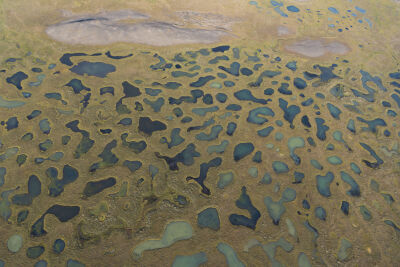 Mini meren landschap bij Modhrudalur IJsland