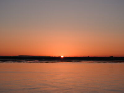 Zonsopkomst over Liverpool