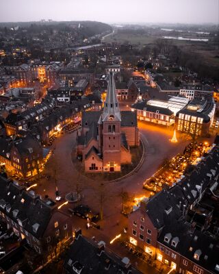 Grote Kerk Wageningen lichtjes