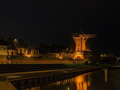 Molen aan de haven Wijk bij Duurstede