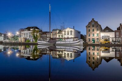 Delft at blue hour